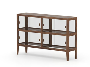 PERRY - Solid wood display cabinet _ Air Division